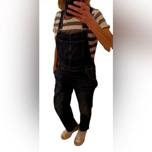 Sonoma Women's Dark Blue Denim Overalls